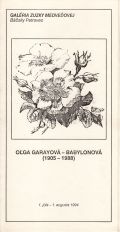 Oľga Garayová-Babylonová (1905-1988)