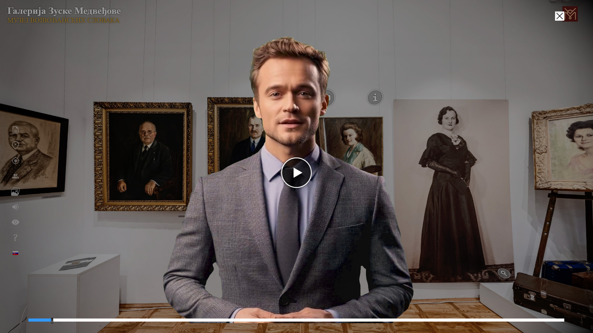 Virtualne prostrednictvom vystavy 3