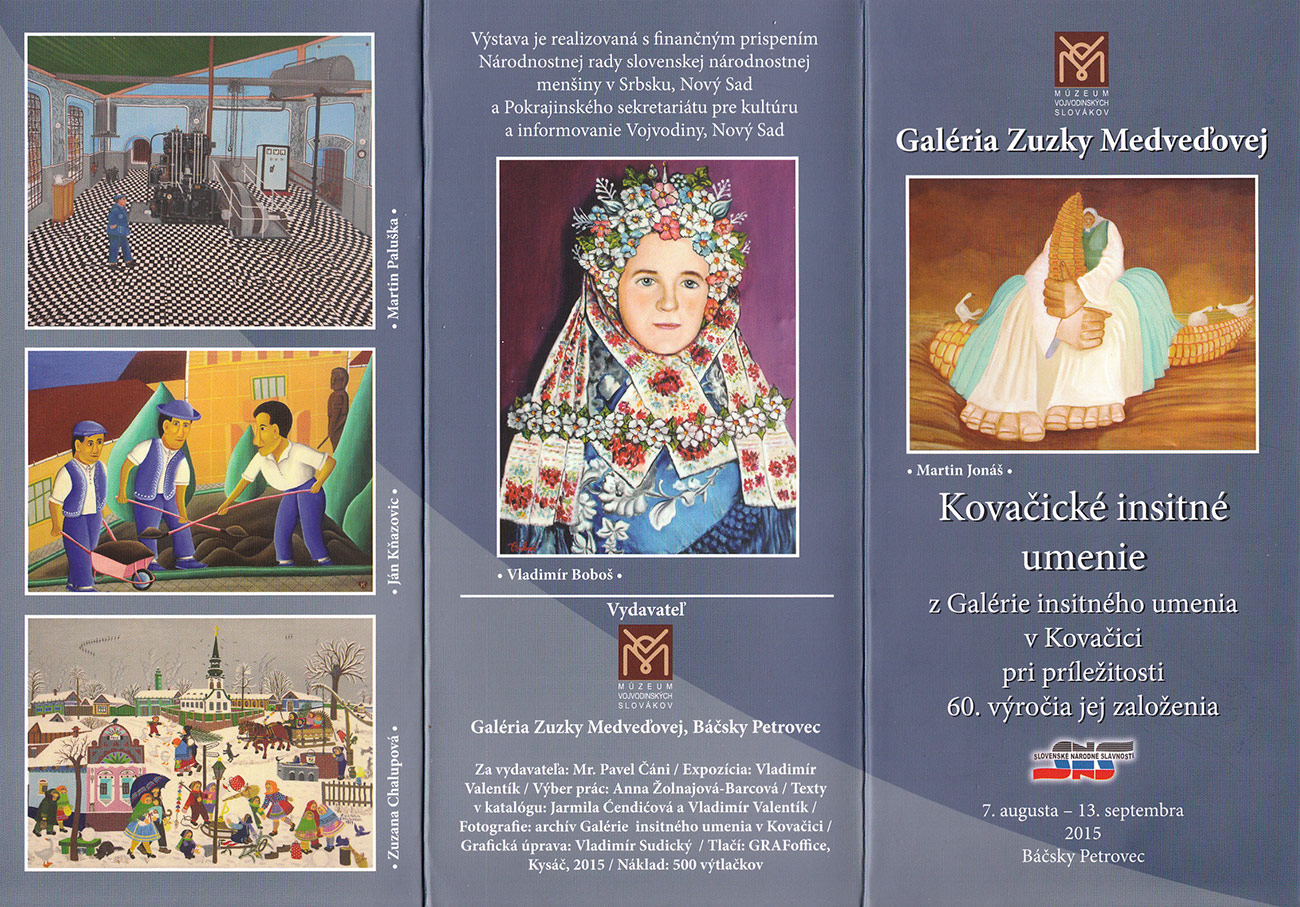 Vystava Katalog Kovacica SNS-2015